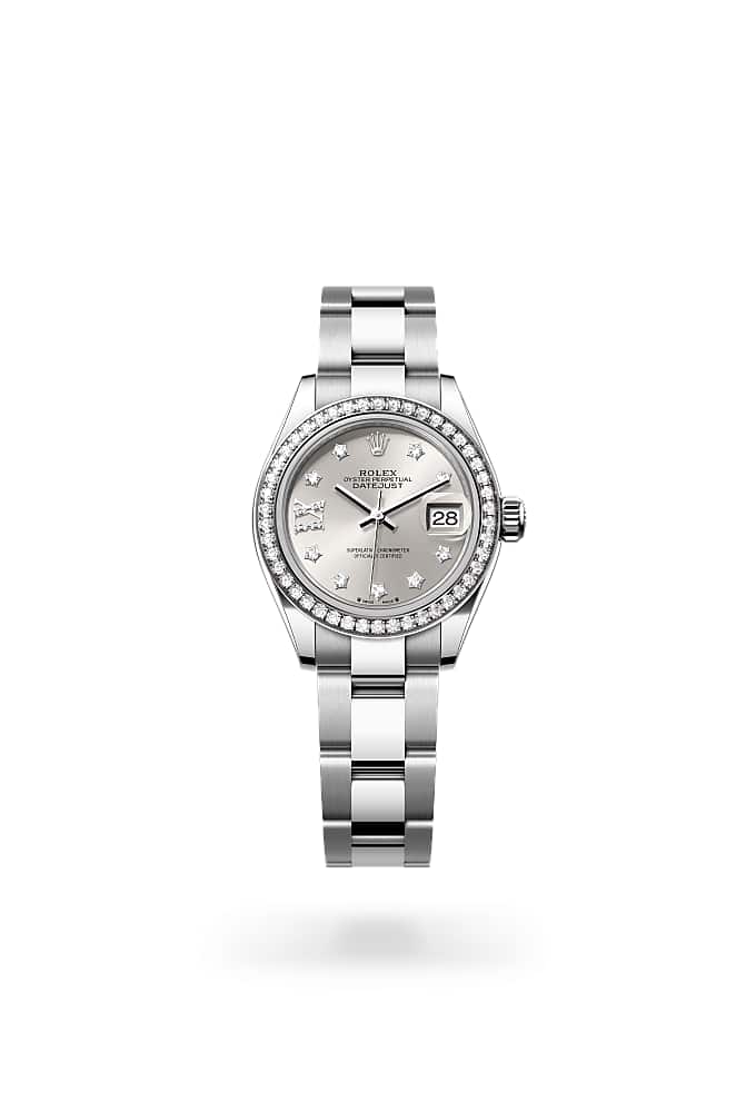 Rolex Lady-Datejust 279384RBR-0022 - Oyster, 28 mm, Oystersteel, white gold and diamonds