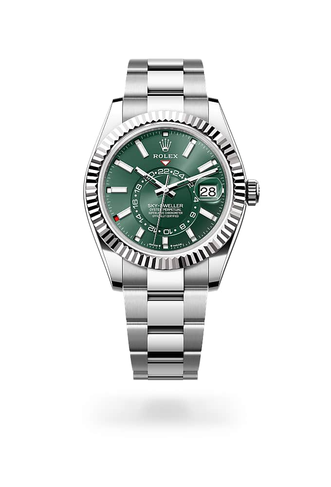 Rolex Sky-Dweller 336934-0001 - Oyster, 42 mm, Oystersteel and white gold