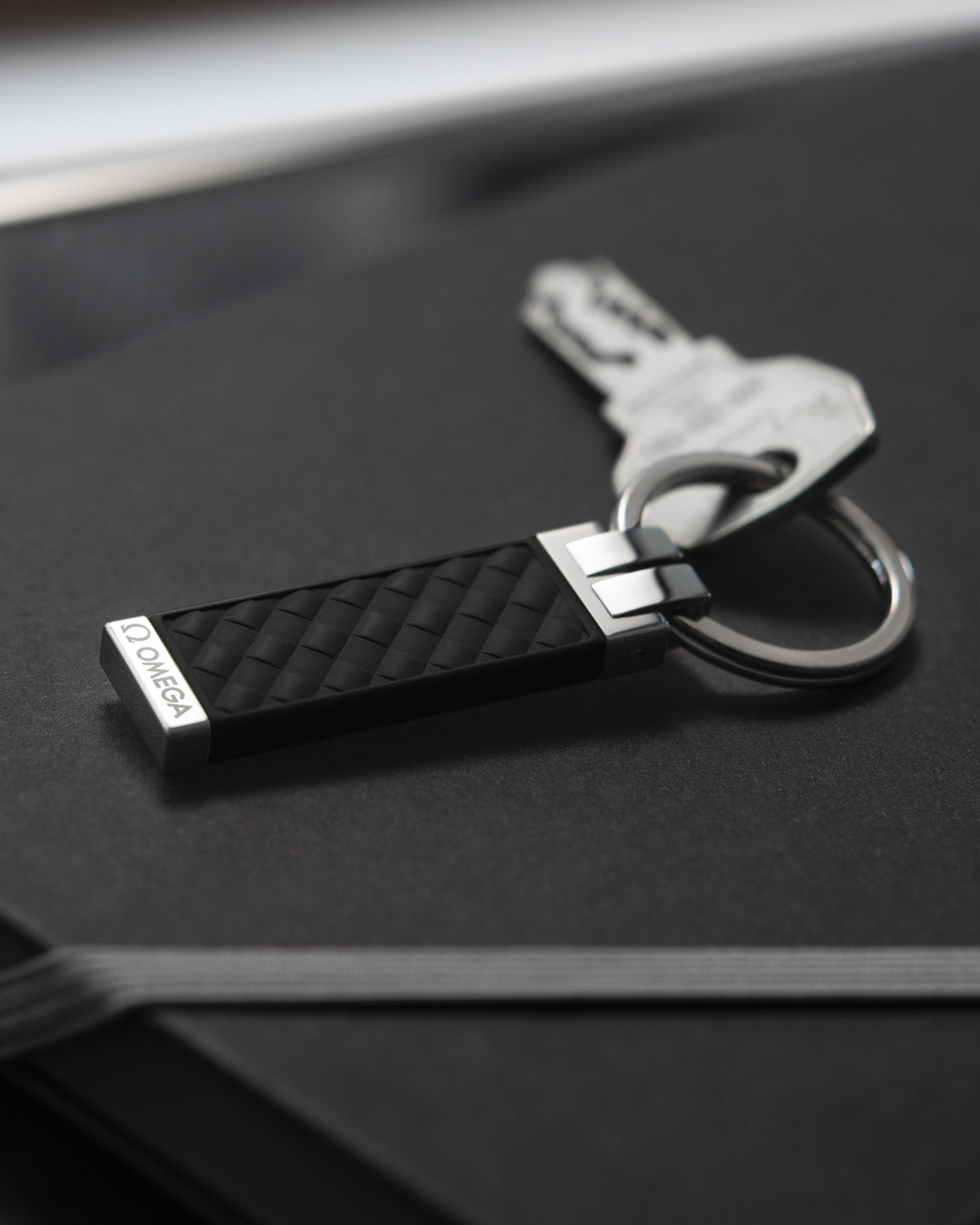 OMEGA Aqua Key holder, rubber, stainless steel - K91STA0509705 - View 2