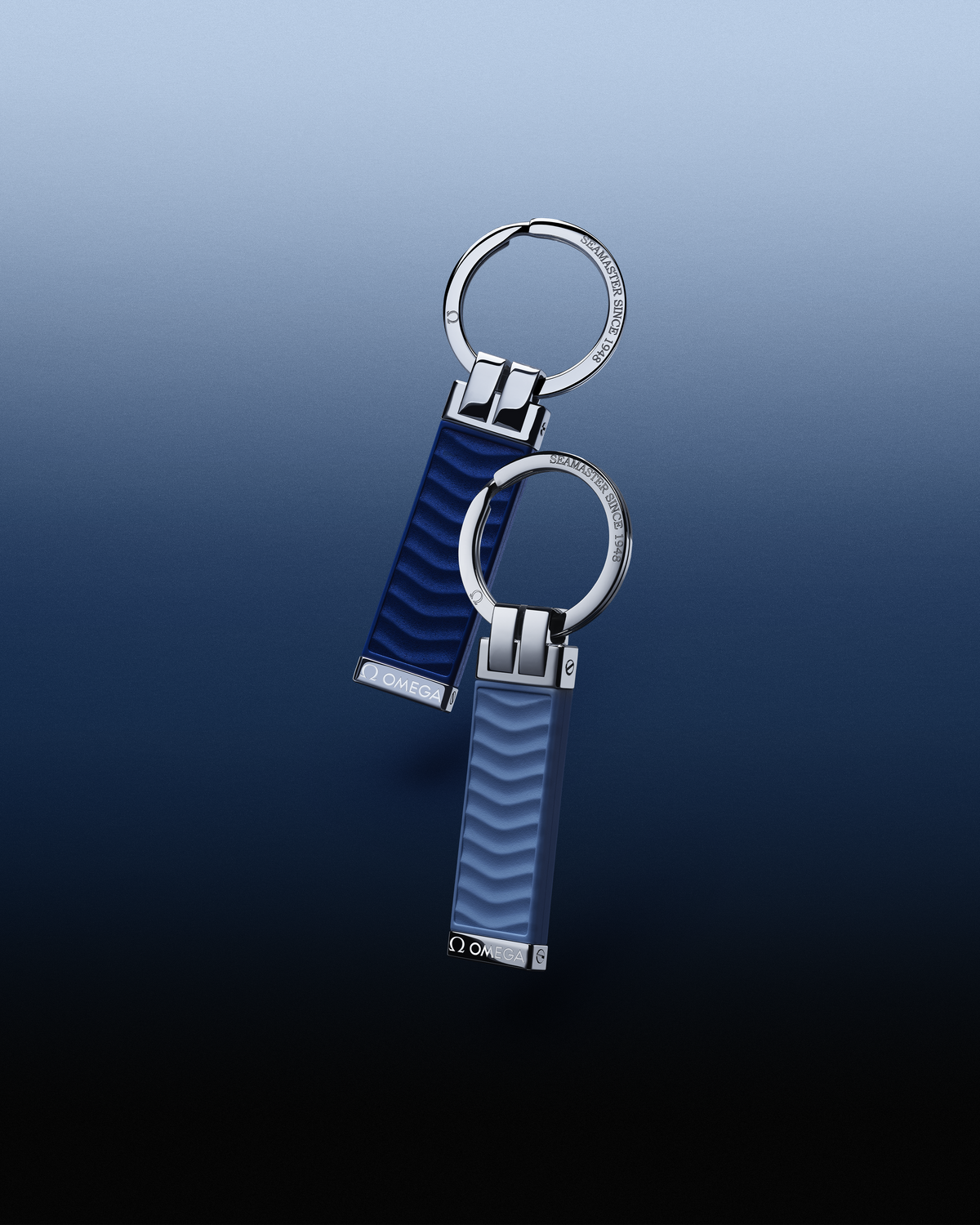 OMEGA Aqua Key holder, rubber, stainless steel - KA05ST0000605 - View 2