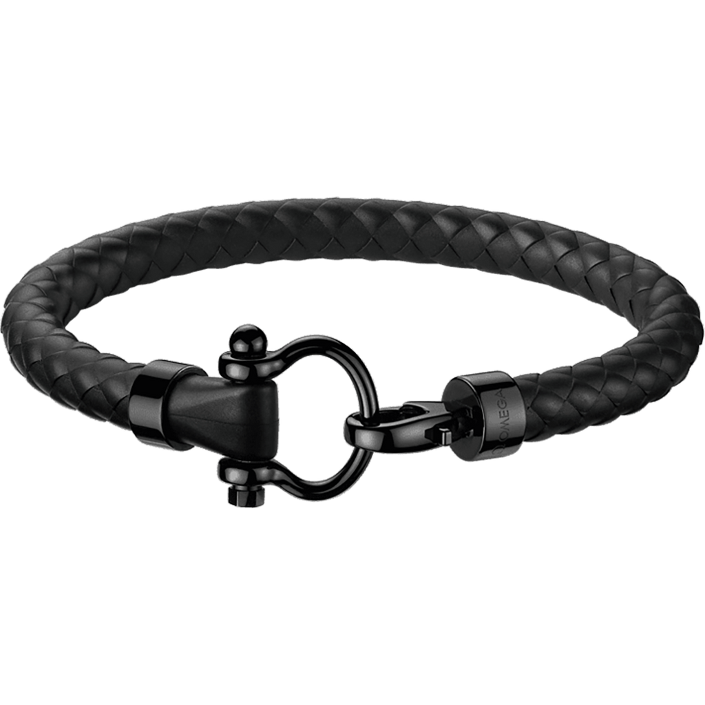 OMEGA OMEGA Aqua Sailing Bracelet, rubber, stainless steel — B34STA050270X