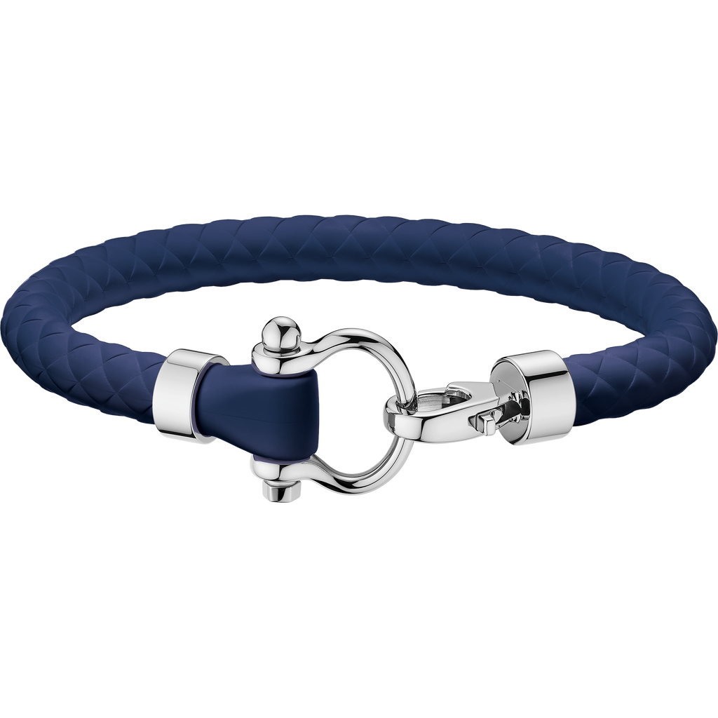 OMEGA OMEGA Aqua Sailing Bracelet, rubber, stainless steel — B34STA050900X