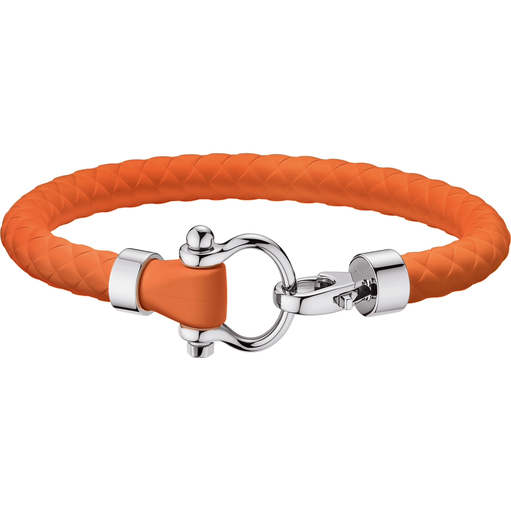 OMEGA OMEGA Aqua Sailing Bracelet, rubber, stainless steel — B34STA050910X