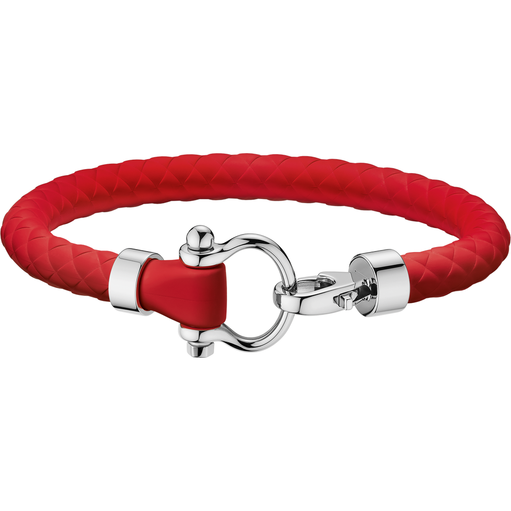 OMEGA OMEGA Aqua Sailing Bracelet, rubber, stainless steel — B34STA050960X