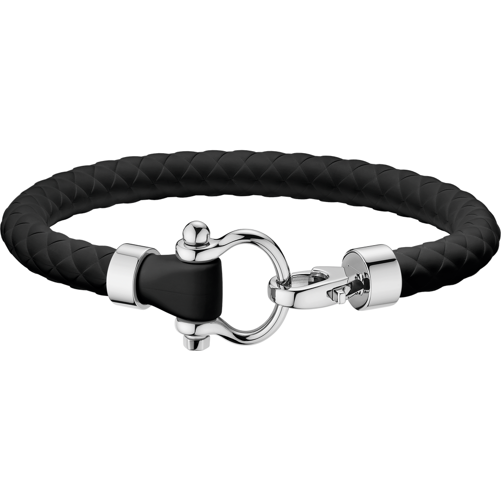 OMEGA OMEGA Aqua Sailing Bracelet, rubber, stainless steel — B34STA050970X