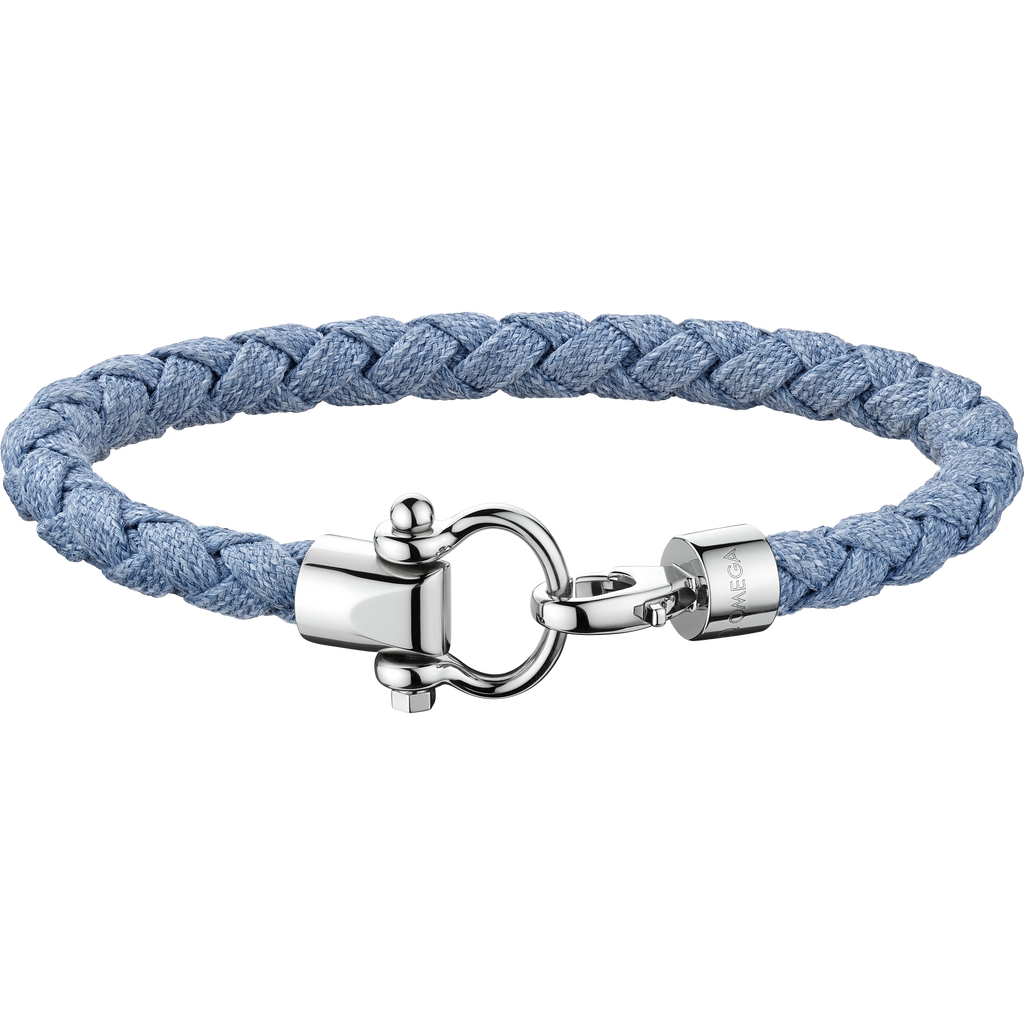 OMEGA OMEGA Aqua Sailing Bracelet, jean, stainless steel — BA05CW00007RX