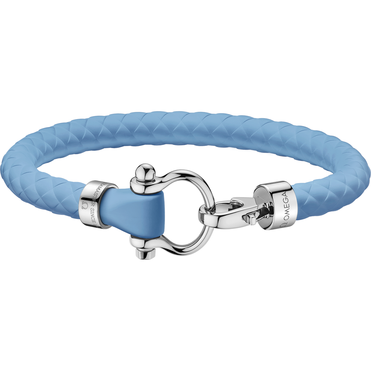 OMEGA OMEGA Aqua Sailing Bracelet, rubber, stainless steel — BA05ST000120X