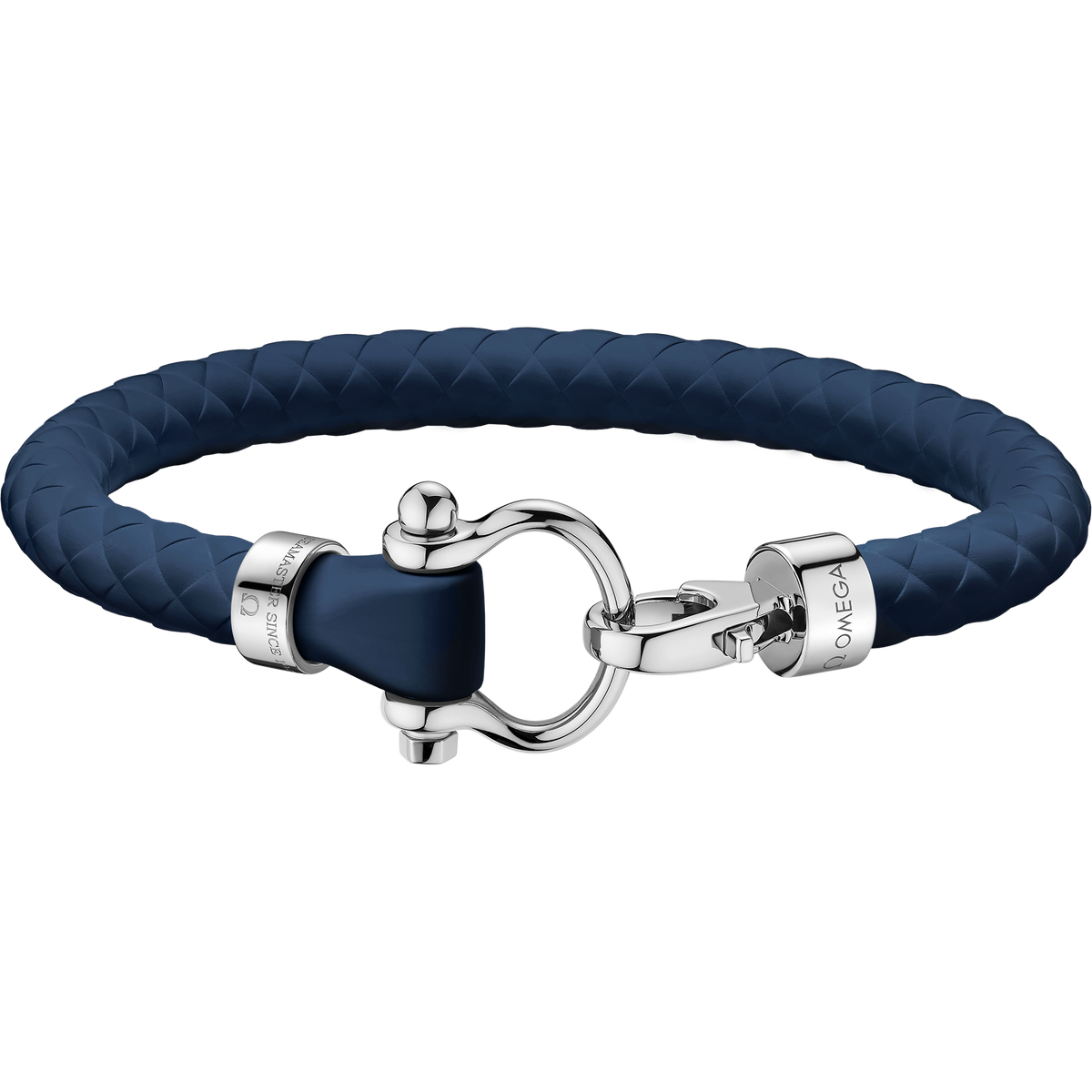 OMEGA OMEGA Aqua Sailing Bracelet, rubber, stainless steel — BA05ST000130X