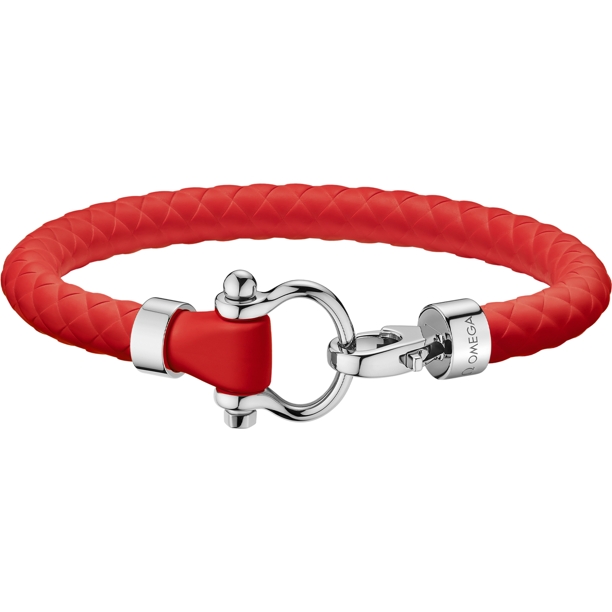 OMEGA OMEGA Aqua Sailing Bracelet, rubber, stainless steel — BA05ST000140X