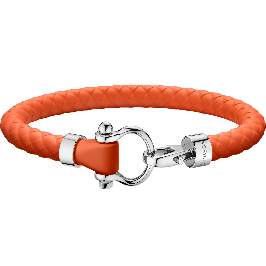 OMEGA OMEGA Aqua Sailing Bracelet, rubber, stainless steel — BA05ST000160X