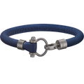 OMEGA OMEGA Aqua Sailing Bracelet, rubber, titanium — BA05TI000020X