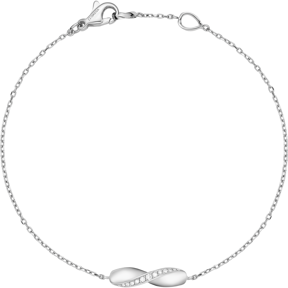 Aqua Swing Bracelet, 18k white gold, diamonds - B605BC0100105 - View 1