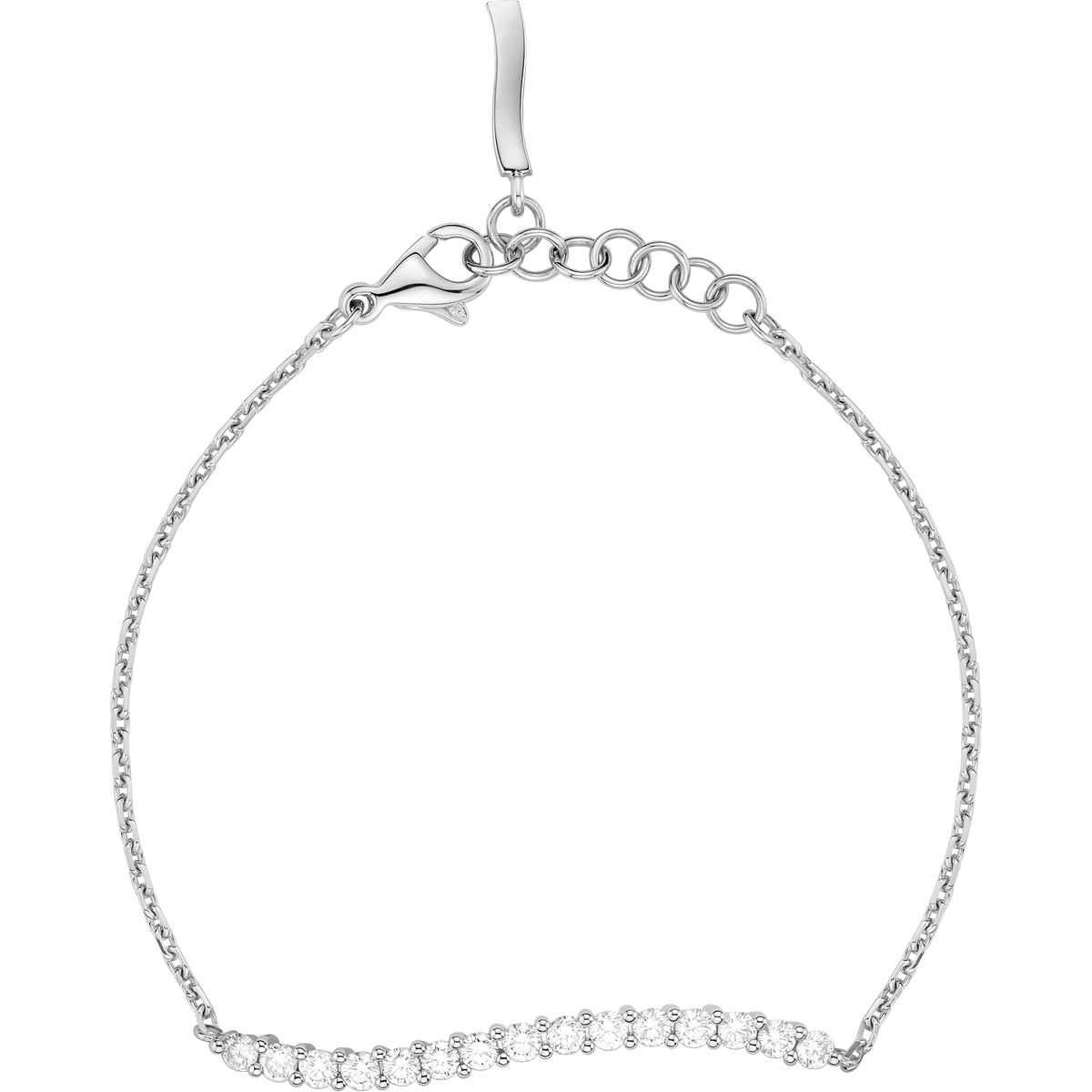 Aqua Swing Bracelet, 18k white gold, diamonds - B605BC0100205 - View 1