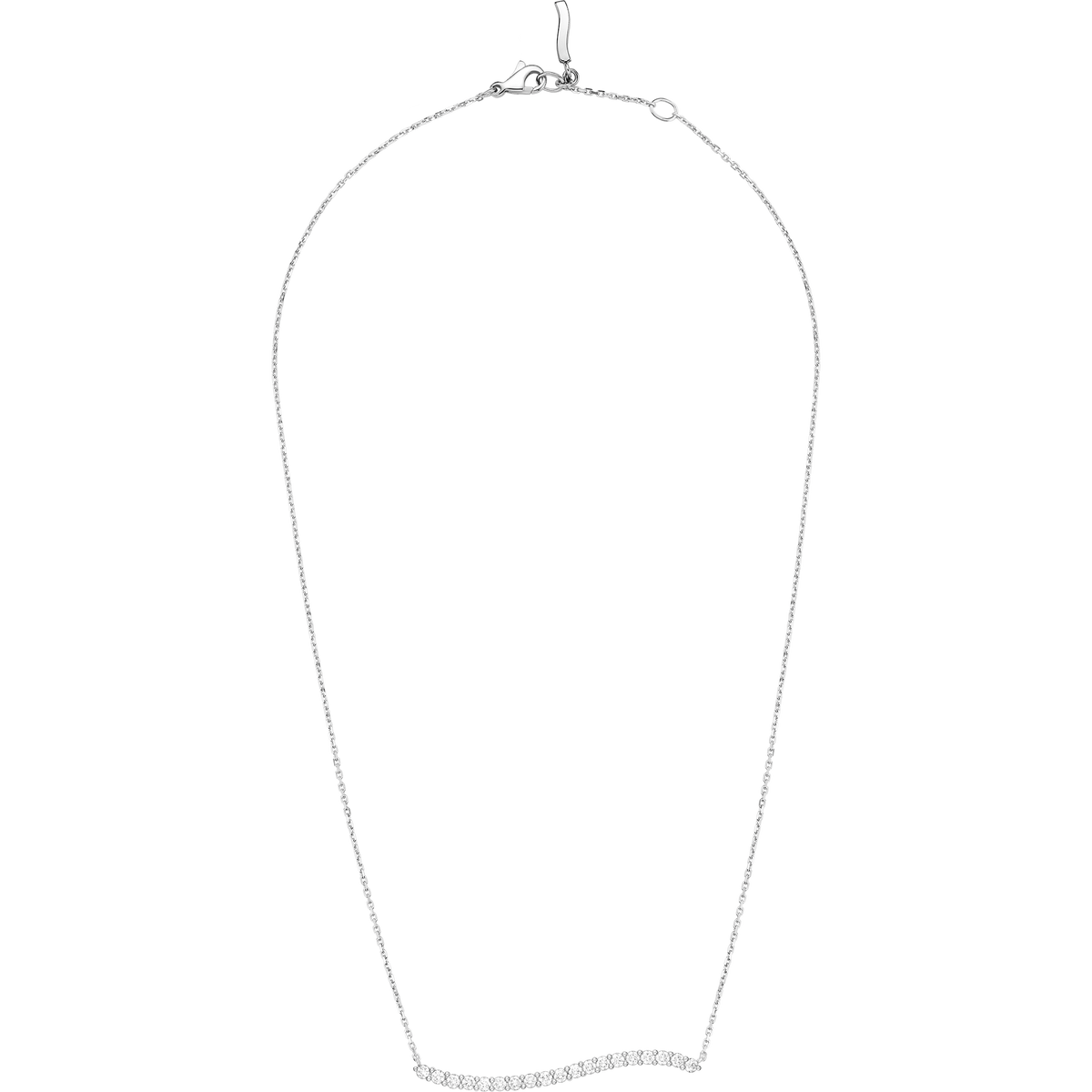 Aqua Swing Necklace, 18k white gold, diamonds - N605BC0100205 - View 1