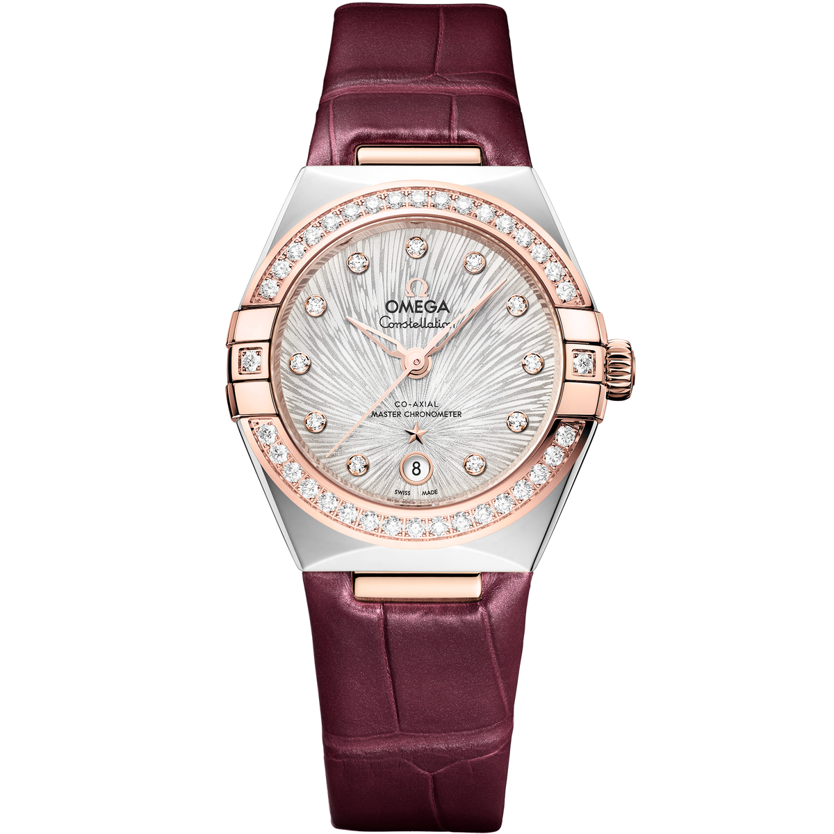 Constellation 29 mm, steel - Sedna™ gold on alligator - 13128292052001 - View 1