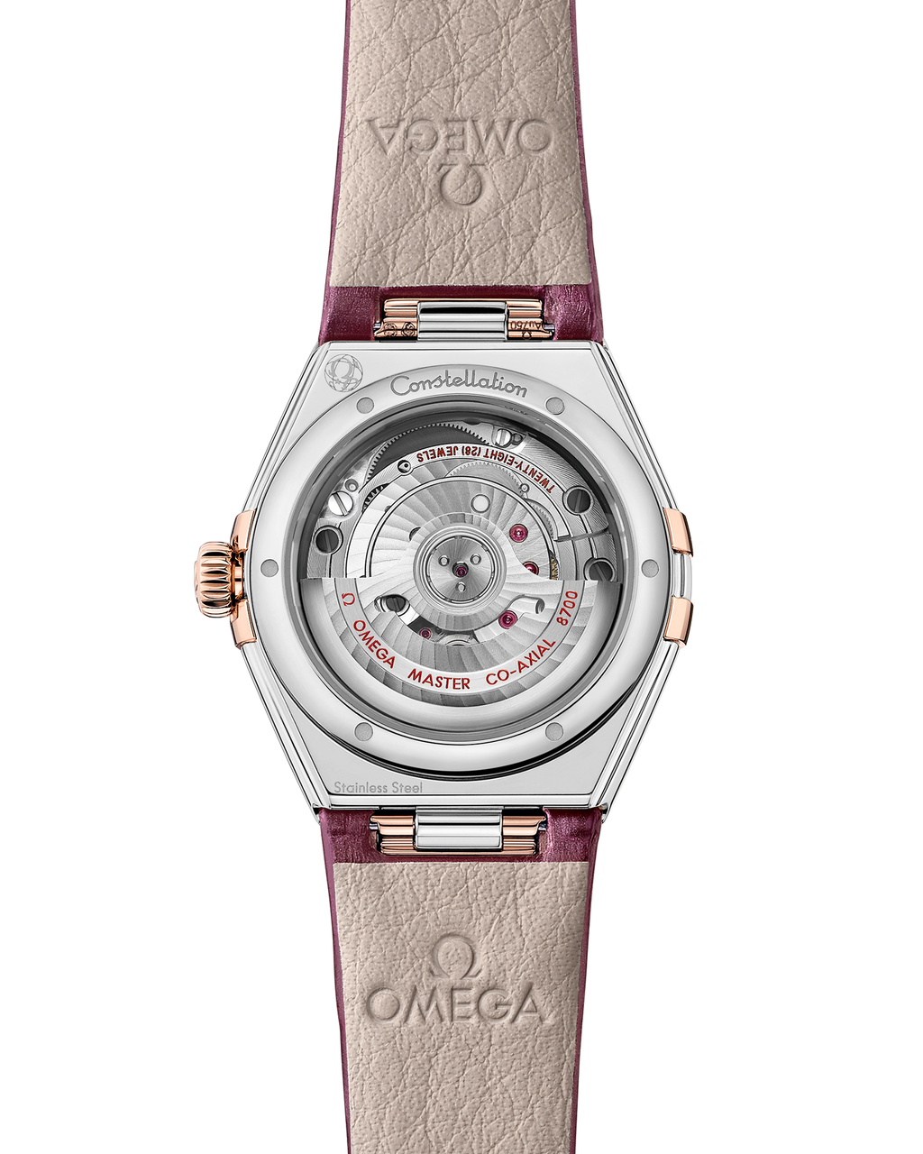 Constellation 29 mm, steel - Sedna™ gold on alligator - 13128292052001 - View 2