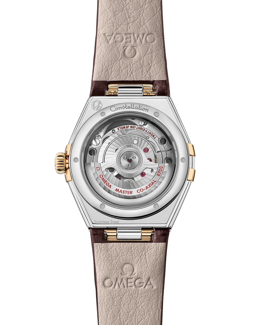 Constellation 29 mm, steel - Moonshine™ gold on alligator - 13128292058001 - View 2