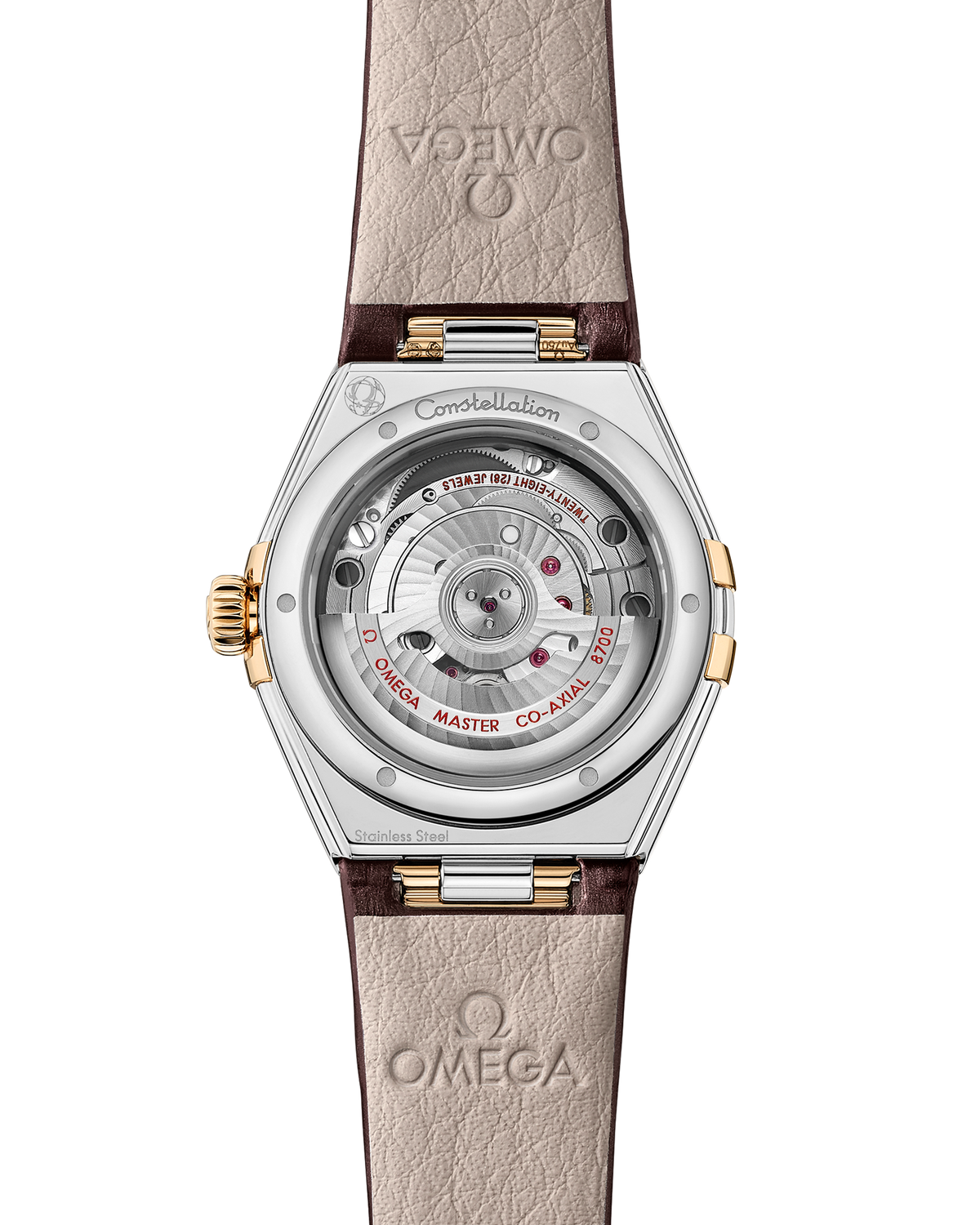 Constellation 29 mm, steel - Moonshine™ gold on alligator - 13128292058001 - View 2