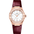 Constellation 29 mm, Sedna™ gold on leather strap - 13158292055002 - View 1