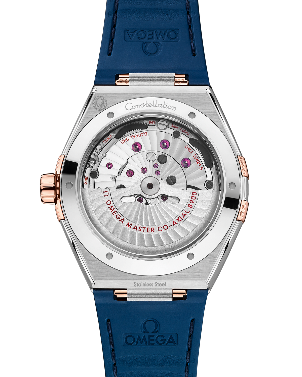 Constellation 41 mm, steel - Sedna™ gold on leather strap - 13123412103001 - View 2