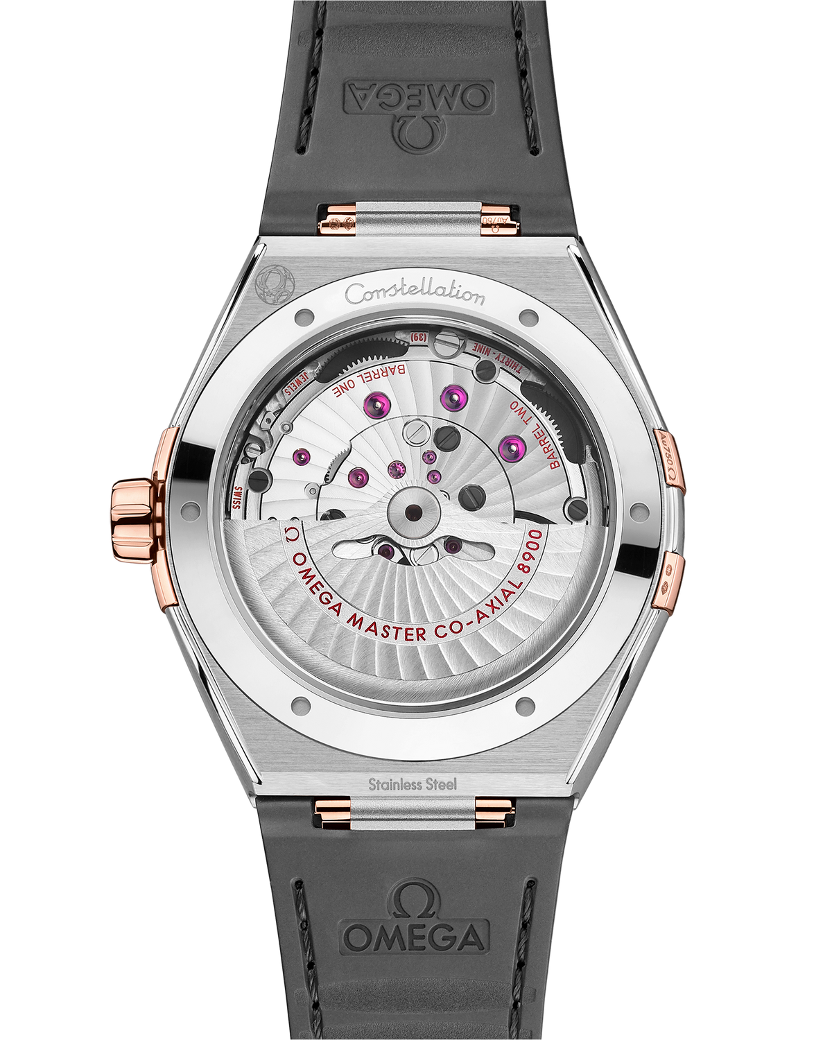 Constellation 41 mm, steel - Sedna™ gold on leather strap - 13123412106001 - View 2