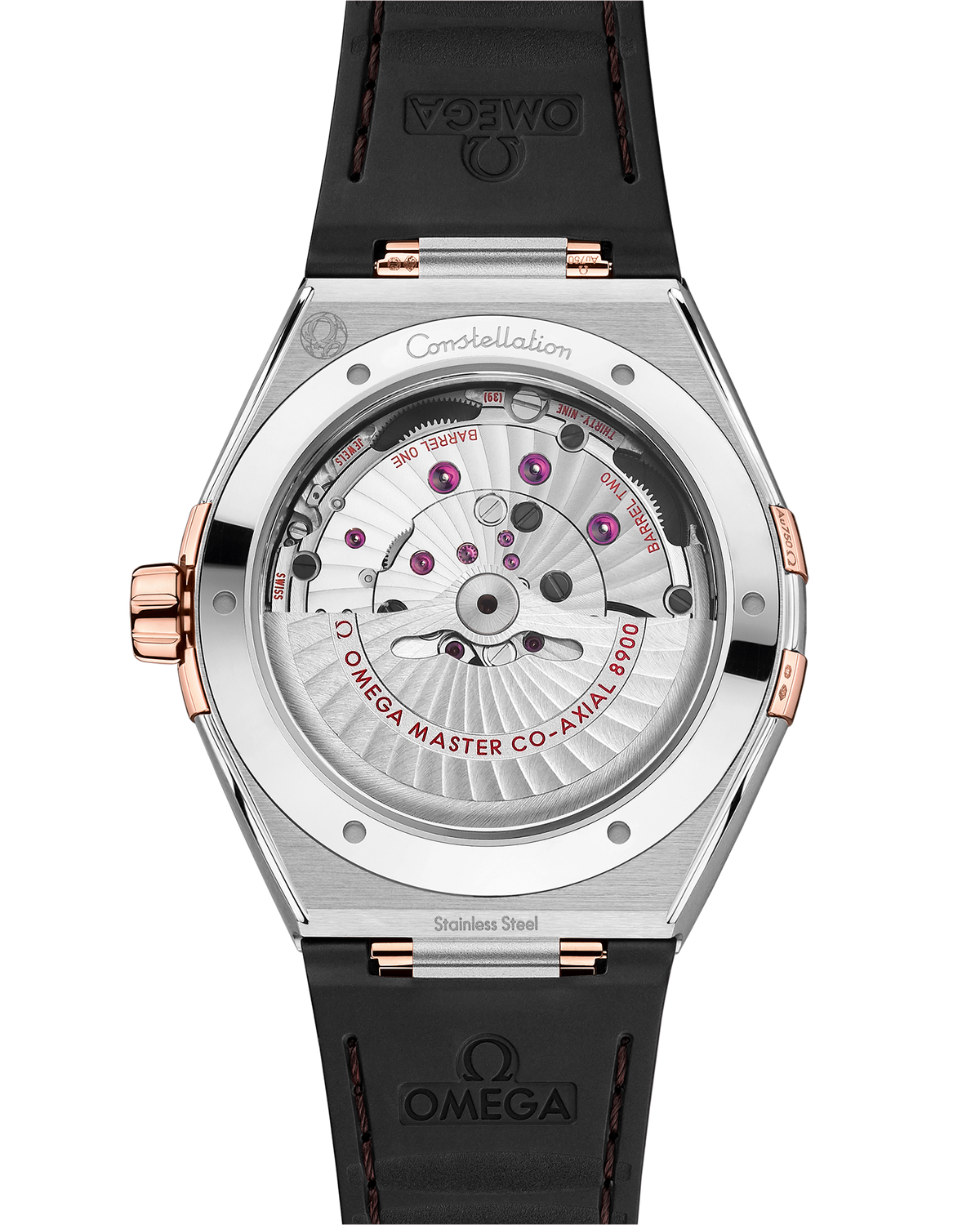 Constellation 41 mm, steel - Sedna™ gold on leather strap - 13123412111001 - View 2