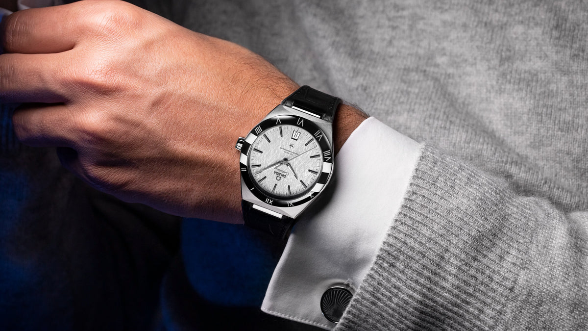 Constellation 41 mm, steel on leather strap - 13133412106001 - View 5