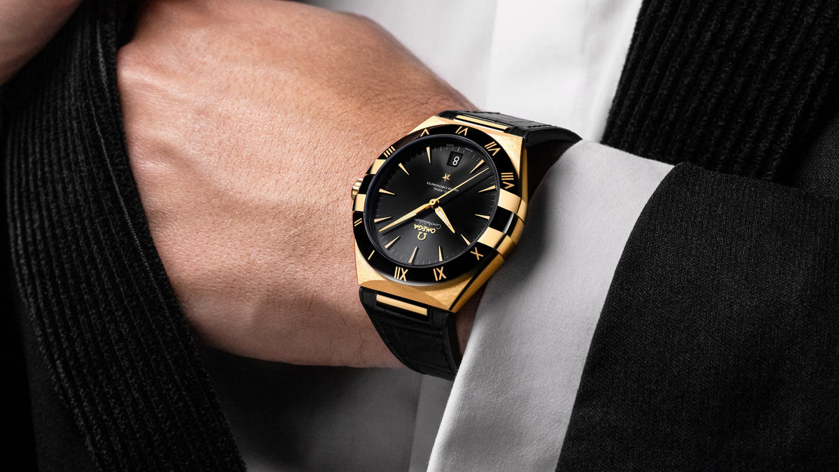 Constellation 41 mm, yellow gold on leather strap - 13163412101001 - View 5