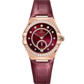 Constellation 34 mm, Sedna™ gold on leather strap - 13158342061001 - View 1