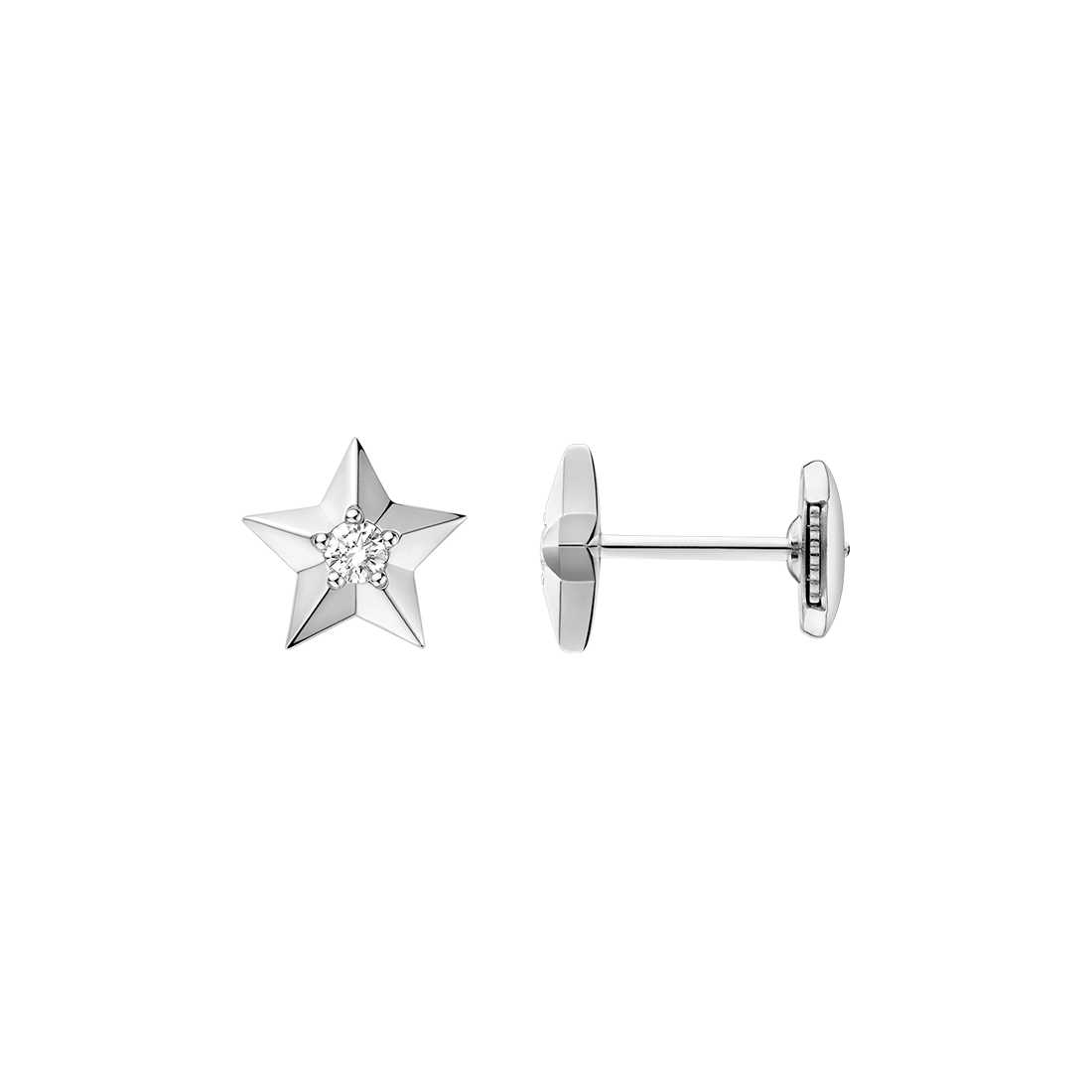Constellation Earring, 18k white gold, diamonds - EA01BC0100205 - View 1