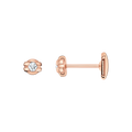 Constellation Earring, 18k red gold, diamonds - EA01BG0100105 - View 1