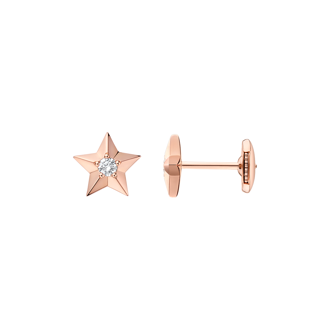 Constellation Earring, 18k red gold, diamonds - EA01BG0100205 - View 1
