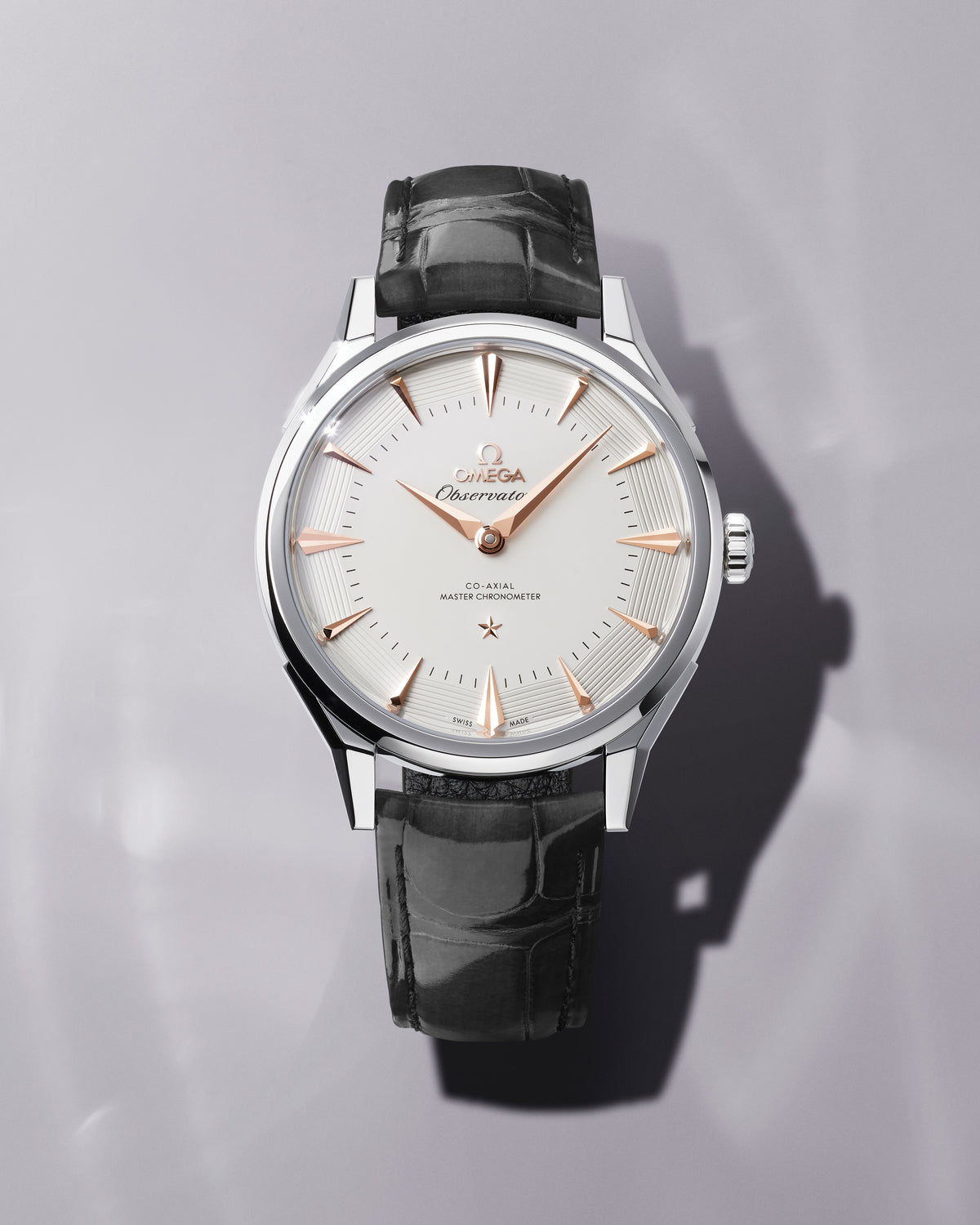 Constellation Observatory 39.4 mm, O-MEGASTEEL on alligator - 14013392102001 - View 7