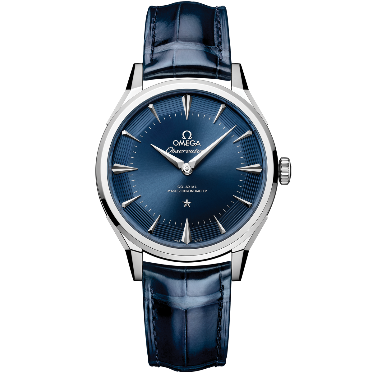 Constellation Observatory 39.4 mm, O-MEGASTEEL on alligator - 14013392103001 - View 1