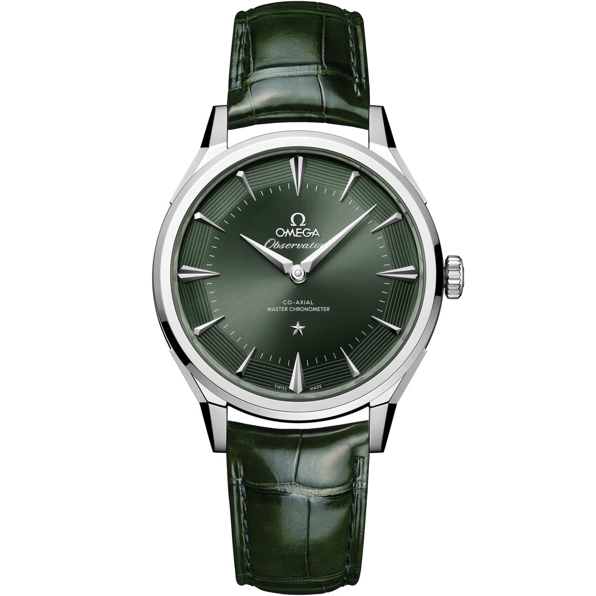 Constellation Observatory 39.4 mm, O-MEGASTEEL on alligator - 14013392110001 - View 1