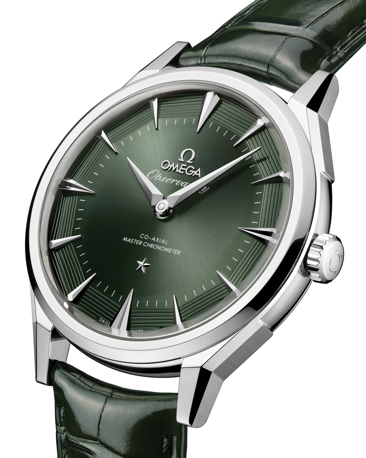 Constellation Observatory 39.4 mm, O-MEGASTEEL on alligator - 14013392110001 - View 3