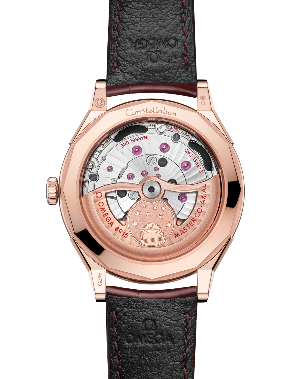 Constellation Observatory 39.4 mm, Sedna™ gold on alligator - 14053392199002 - View 2
