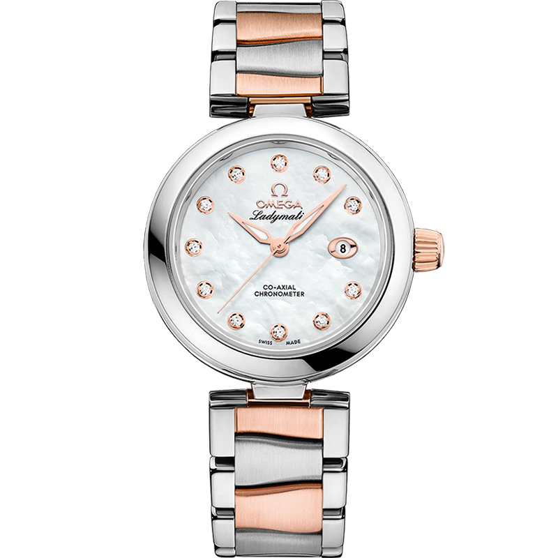 De Ville Ladymatic 34 mm, steel - Sedna™ gold on steel - Sedna™ gold - 42520342055004 - View 1