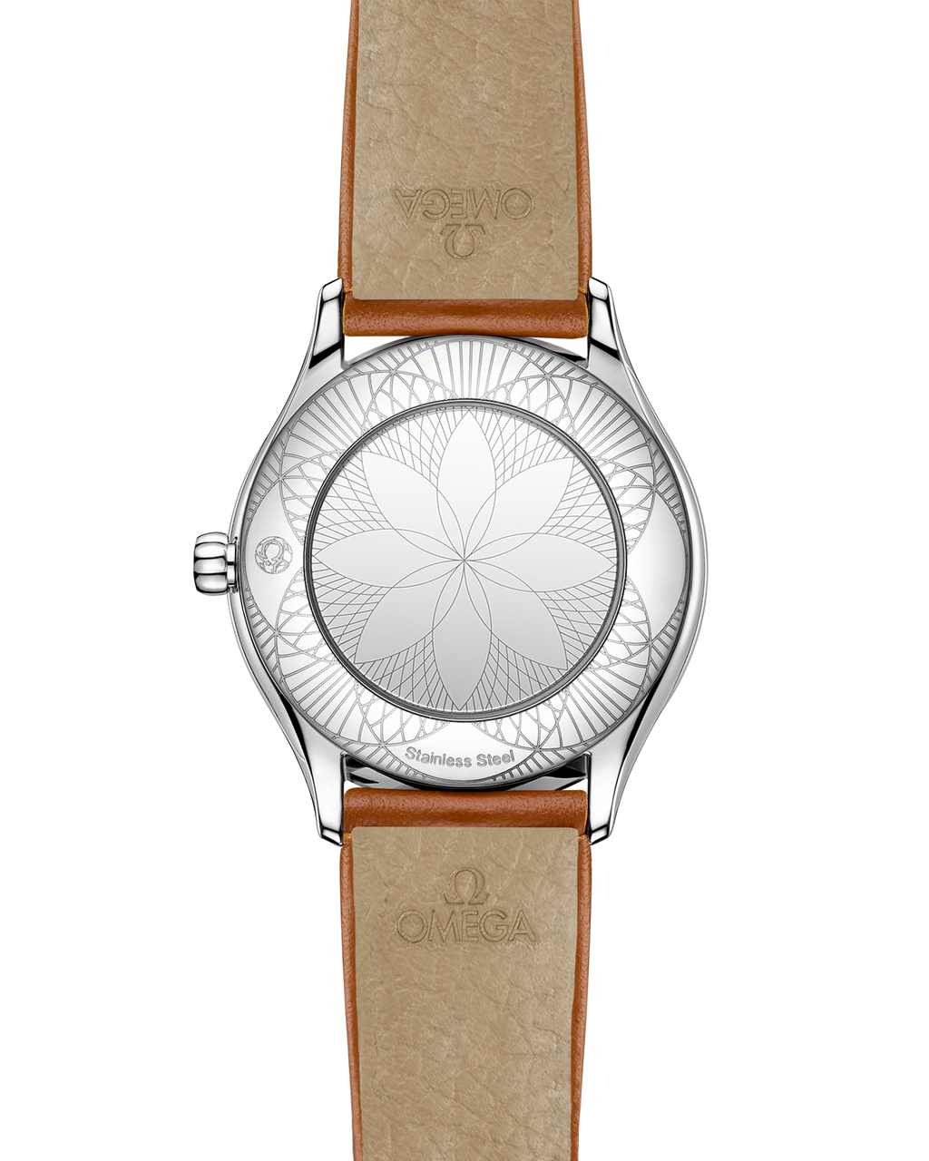 De Ville Mini Trésor 26 mm, steel on leather strap - 42817266004004 - View 2