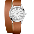 De Ville Mini Trésor 26 mm, steel on leather - 42817266004005 - View 1