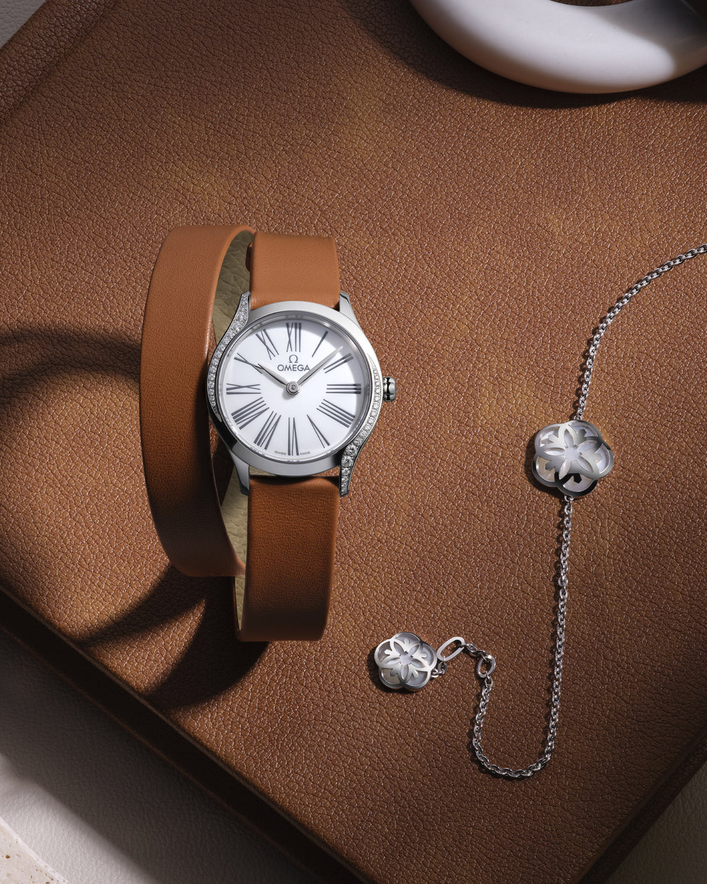De Ville Mini Trésor 26 mm, steel on leather - 42817266004005 - View 3