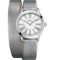 De Ville Mini Trésor 26 mm, steel on leather strap - 42817266004006 - View 1