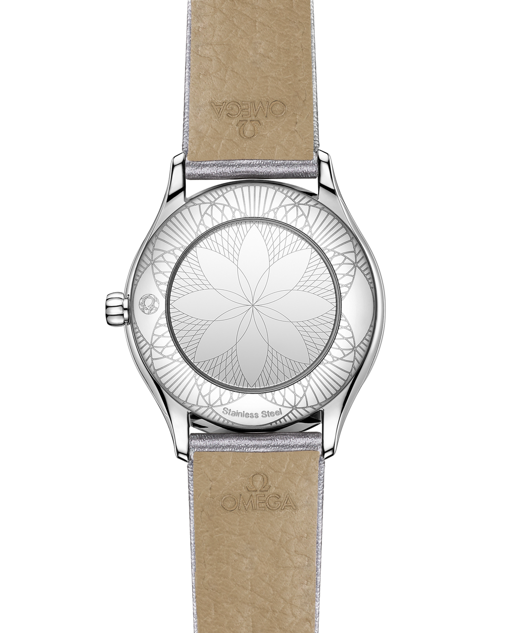 De Ville Mini Trésor 26 mm, steel on leather strap - 42817266004006 - View 2