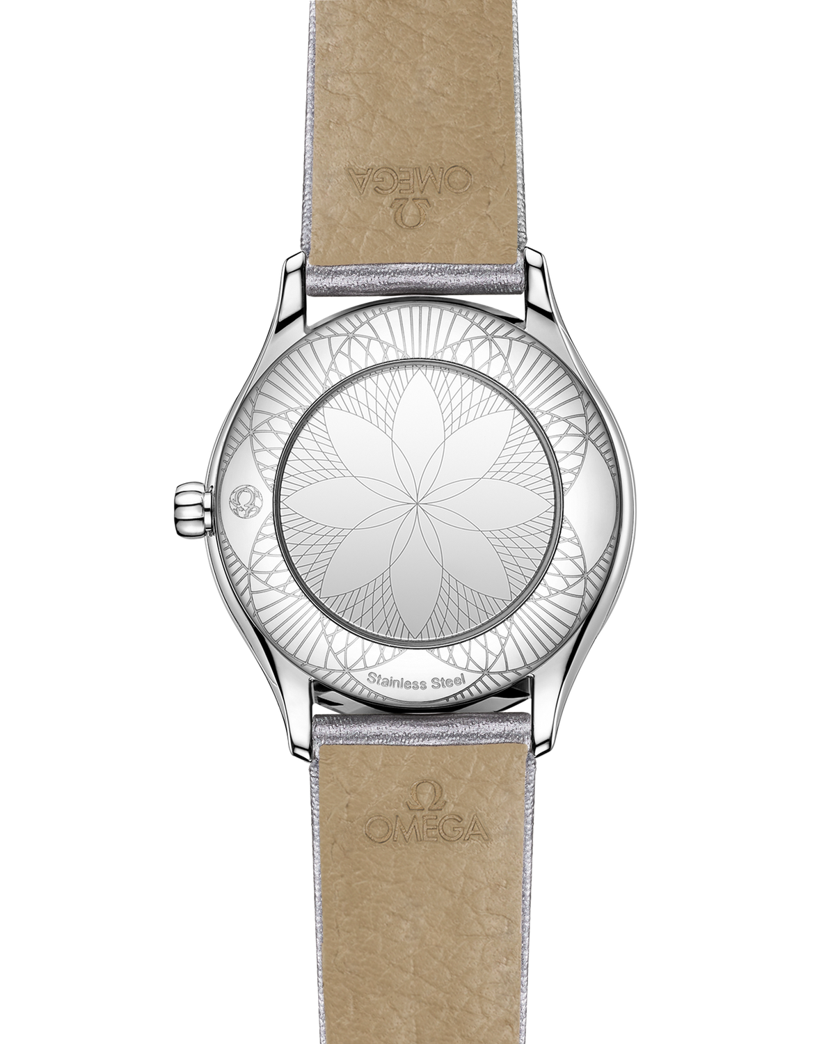 De Ville Mini Trésor 26 mm, steel on leather strap - 42817266004006 - View 2