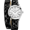 De Ville Mini Trésor 26 mm, steel on leather strap - 42817266004007 - View 1