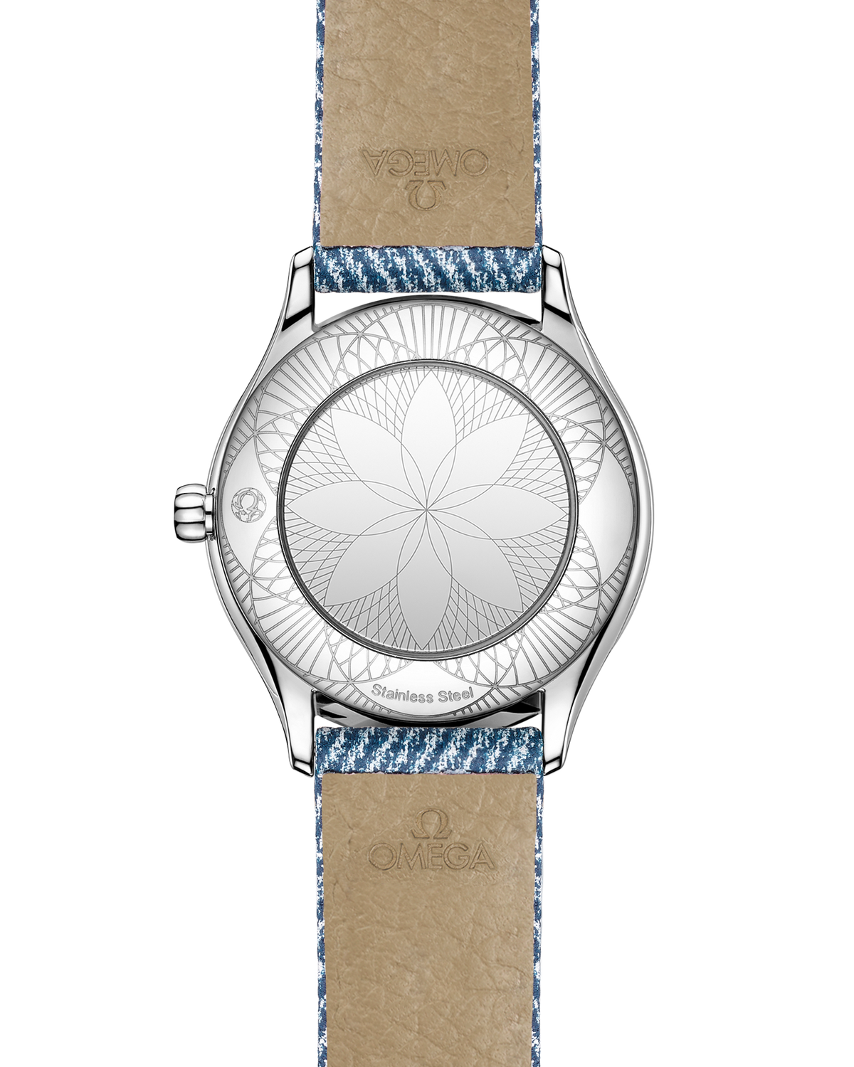 De Ville Mini Trésor 26 mm, steel on leather strap - 42817266004009 - View 2