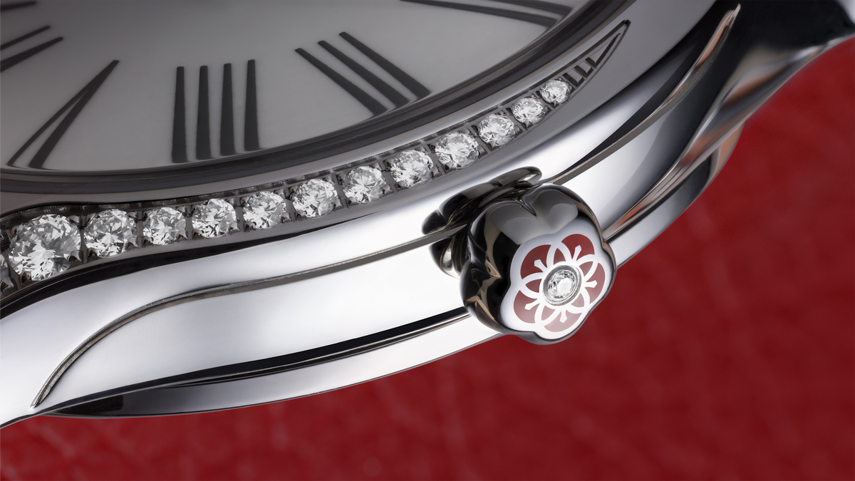 De Ville Mini Trésor 26 mm, steel on alligator - 42818266004001 - View 5