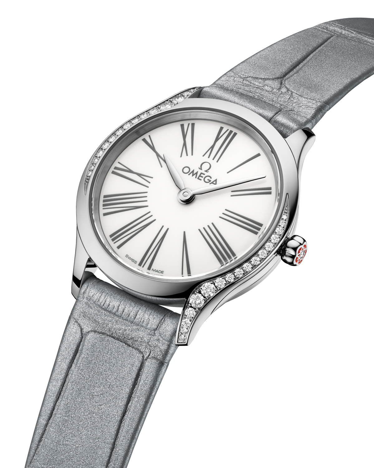 De Ville Mini Trésor 26 mm, steel on alligator - 42818266004001 - View 3