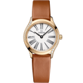De Ville Mini Trésor 26 mm, Moonshine™ gold on leather strap - 42857266004004 - View 1
