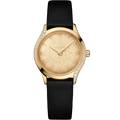 De Ville Mini Trésor 26 mm, Moonshine™ gold on fabric strap - 42857266099001 - View 1